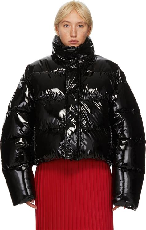 balenciaga puffer jacket cropped.